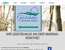 Tablet Screenshot of gaestehaus-bergkamen.de